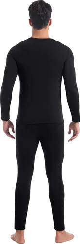 Miniatura 9 de CL convallaria Long Johns - Ropa interior térmica para hombre, forro polar suave, capa base para clima frío, conjunto de regalo