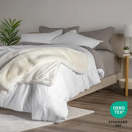 Miniatura 5 de Bare Home Manta de Tiro de Piel Sintética - Ultra-Suave Lujosa - Manta Acogedora y Cálida para Sofá, Sillón, Cama - Esponjosa Mullida Súper Suave