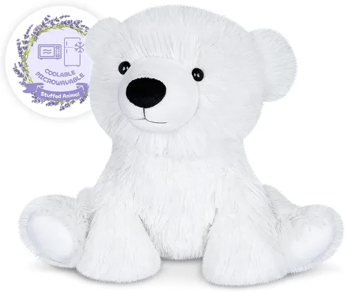 Miniatura 16 de SuzziPals Peluche de Mono Calentable y Enfriable, Almohadillas Térmicas de Peluche para Microondas para Calmar y Relajar, Juguetes de Peluche