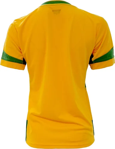 Miniatura 4 de Arza Sports Jersey de fútbol para mujer Slim de Brasil, Amarillo