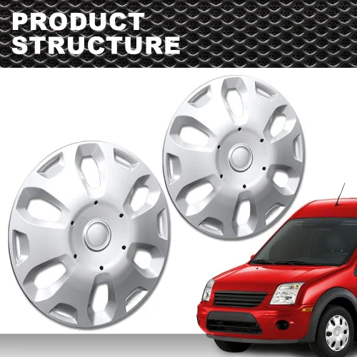 Miniatura 9 de CNNELL 2 tapacubos de 15 pulgadas para llantas completas compatibles con Ford Transit Connect Van 2010-2013 9T1Z1130A, 9T161130AA