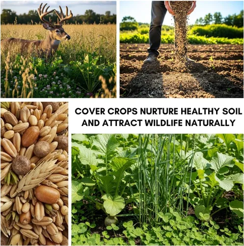 Miniatura 3 de No-Till Garden Farm and Garden Cover Crop Mix Seeds - Mezcla de semillas de cultivo de cobertura de jardinería: Veja peluda, rábano Daikon, coles