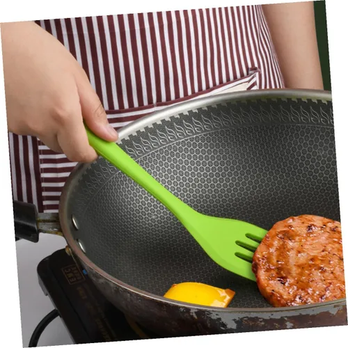 Miniatura 4 de Juego de utensilios de cocina de silicona, resistentes al calor, antiadherentes, con espátula, espátula, raspadores para hornear y cocinar