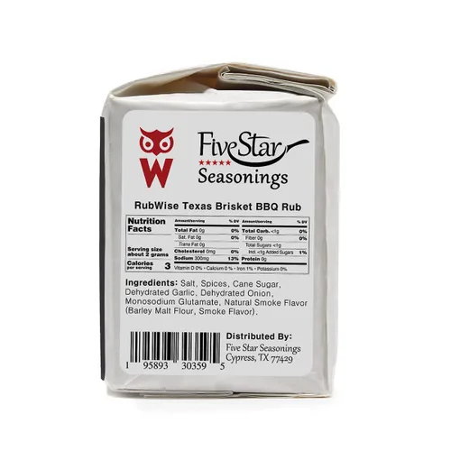 Miniatura 4 de Rubwise - Rub de pechuga y cerdo estilo Texas Style Rub para barbacoa y especias para ahumar y asar a la parrilla Masajes secos Ideal