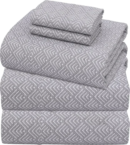 Miniatura 53 de ZOYER Sábanas de percal 100 % algodón tamaño King, refrescantes y transpirables para personas que duermen con calor, ropa de cama crujiente