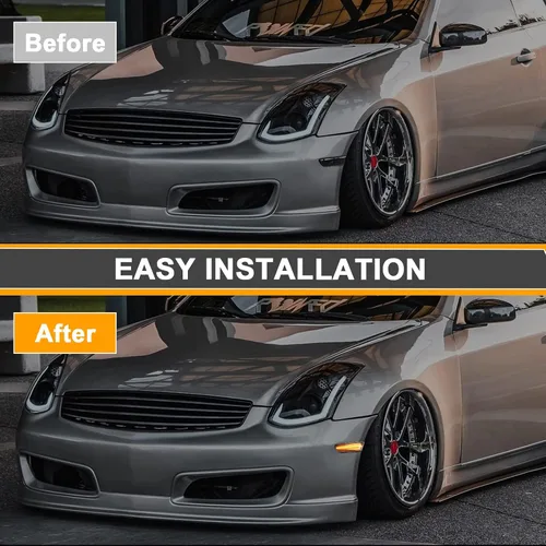 Miniatura 4 de Luces LED de señalización de giro laterales compatibles con G35 2D Coupé 2003-2007 / para Skyline V35 Coupe 2002-2007, lámparas de marcadores