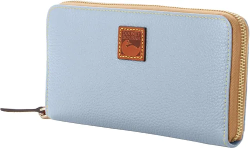 Miniatura 2 de Dooney & Bourke Pebble Grain - Cartera grande con cremallera alrededor de la muñeca