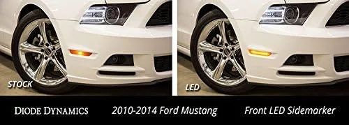 Miniatura 2 de Diode Dynamics Marcadores laterales LED ámbar/rojo compatible con Ford Mustang 2010-2014