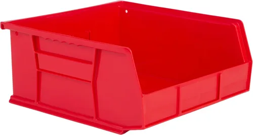 Miniatura 25 de Hudson Exchange - Contenedores apilables de plástico de 11 x 11 x 5 pulgadas y contenedores para colgar (color amarillo, 1 unidad)