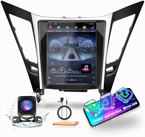 Para Hyundai Sonata 2011-2014 Tesla Style Car CarPlay Android Navegación Automática Estéreo GPS Radio Cámara Inversa 9.7 "IPS Pantalla Táctil