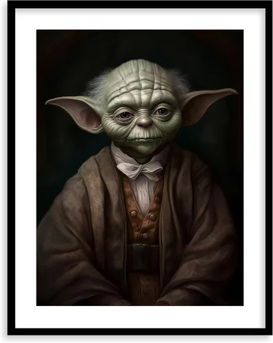 Miniatura 18 de Láminas de Arte de Retratos Victorianos de Star Wars - Impresión de Arte Fino Giclée Premium - Decoración de Pared Steampunk Estética, Póster Darth