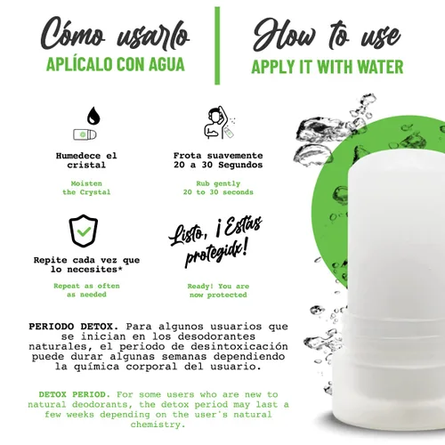 Miniatura 6 de Vital Green Thai Crystal - Desodorante mineral sin perfume para hombres, mujeres y atletas, 2.12 oz / 60 g (3 unidades)