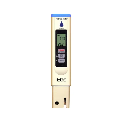 Miniatura 3 de HM COM-80 Conductividad eléctrica Digital (EC) y Hydro Tester de sólidos disueltos totales, 0-5000 ppm TDS Rango, 1 ppm de resolución, +/- 2%
