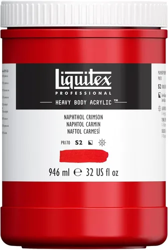 Miniatura 115 de Liquitex Pintura Acrílica Profesional de Cuerpo Pesado, Tubo de 2 oz (59ml), Rojo Fluorescente