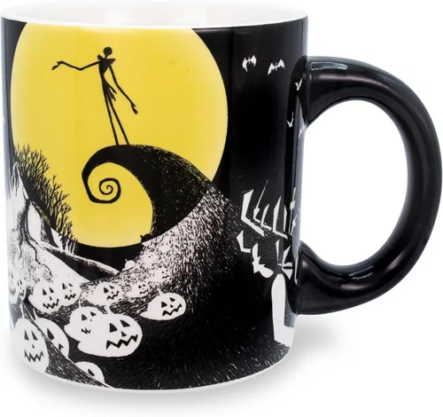 Miniatura 8 de Disney The Nightmare Before Christmas Hypno Jack Skellington - Taza de café grande de 20 onzas para expreso, té