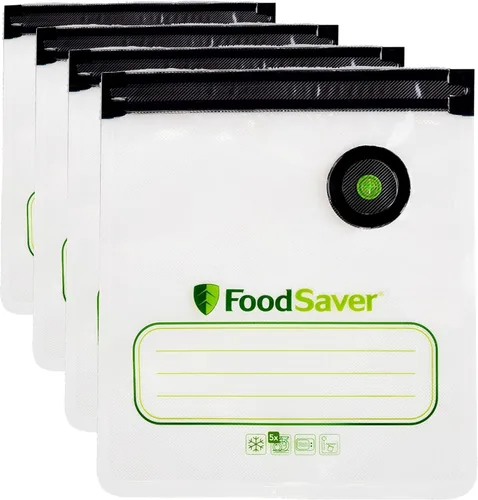 Miniatura 12 de FoodSaver® Bolsas reutilizables con cremallera al vacío de un galón