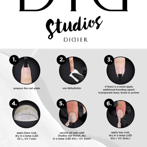 Miniatura 5 de DIDIER LAB - Studios Gel Polish 5th Avenue - Productos profesionales de manicura y pedicura - Pigmento rico para una cobertura completa de las uñas