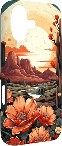 Miniatura 3 de Retro Flower Cactus, Aesthetic, Western Boho Wildflower Case for iPhone 17
