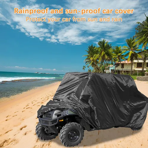 Miniatura 6 de Zpana Cubierta para ATV, impermeable al aire libre, resistente, a prueba de viento, Ripstop, protector para 4 ruedas, accesorios de cubierta