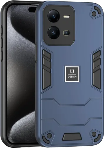 Miniatura 210 de Funda compatible con Huawei Y9 Prime (2019), compatible con Huawei Y9 Prime (2019) 4G STK-L21 2 en 1 [PC duro + TPU], funda de teléfono azul