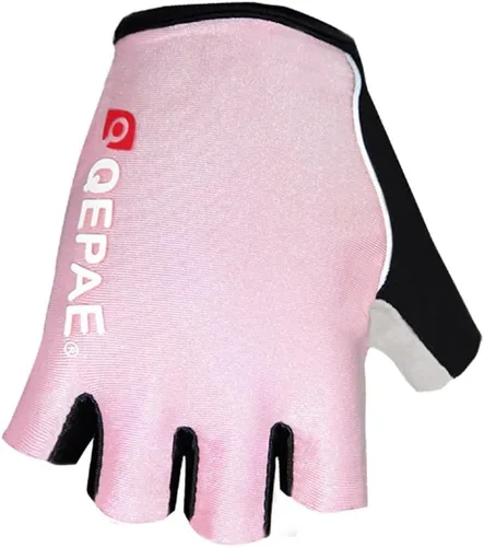 Miniatura 2 de QEPAE Guantes de ciclismo con almohadilla de gel luminosa sin dedos, guantes Crossfit para montar en la noche segura, ciclismo, senderismo, spinning