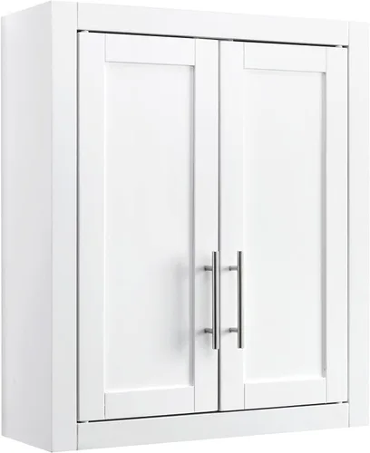 Miniatura 18 de Crosley Furniture Savannah Armario de almacenamiento para baño montado en la pared con estantes para medicinas, Gris