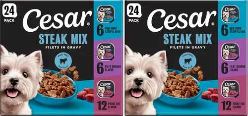 Miniatura 15 de Cesar Gourmet - Comida húmeda para perros, paquete de 12