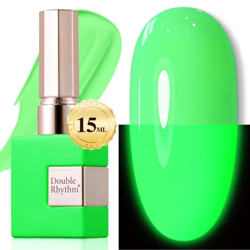Miniatura 56 de Double Rhythm 15ml de esmalte de uñas en gel, color puro, mismo color, misma botella, esmalte de uñas de remoción para arte de manicura en salón