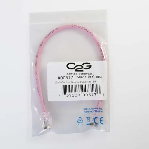 Miniatura 66 de C2G 24494 Cable cruzado Cat5e - Cable de conexión de red sin blindaje sin arranque, naranja (3 pies, 3.0 ft)