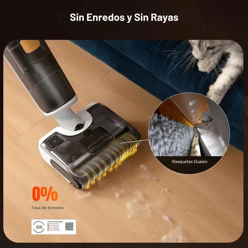 Miniatura 6 de roborock F25 GT Aspiradora Trapeadora Todo en Uno, Aspiradora en Seco y Húmedo Inalámbrica, 20000Pa Máquina Limpiadora de Pisos para Baldosas Madera