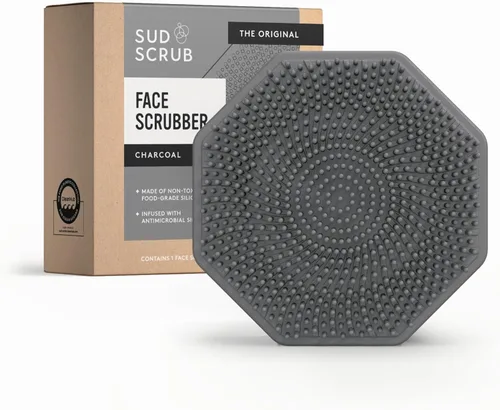Miniatura 8 de Sud Scrub® Cepillo Exfoliante Facial de Silicona Antimicrobiana, 1 Paquete, Exfoliante Facial Suave para Piel Sensible, Cepillo de Limpieza Facial
