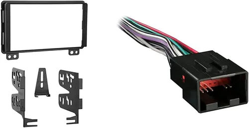 Miniatura 6 de Metra 95-5026 Kit de instalación doble DIN para vehículos Ford, Lincoln y Mercury seleccionados de 2001 en adelante, color negro