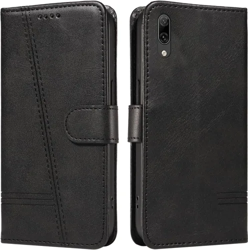 Miniatura 28 de Funda con tapa para Huawei Nova Lite 3, protección de 360 grados, a prueba de golpes, de piel sintética, con función atril y 3 ranuras