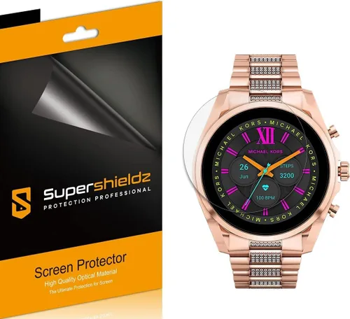 Supershieldz Paquete de 6 protectores de pantalla diseñados para Michael Kors Gen 6 Bradshaw y Michael Kors Access Grayson (Gen 2), protector de