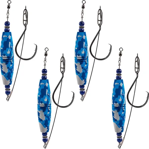 Miniatura 11 de Plataformas de flotador de bagre, bobbers de pesca, corchos, equipo de pesca para gato, combo de clavija de EVA, alta flotabilidad, ganchos Rojo