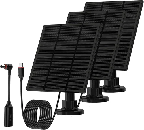 Miniatura 9 de Paneles solares para cámara Ring al aire libre inalámbrica (Nueva Generación) Cargador de panel solar de 5W 5V con USB-C y enchufe para Spotlight