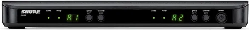 Miniatura 4 de Shure BLX288/PG58 Sistema de micrófono inalámbrico – Batería de 14 horas, rango de 300 pies, UHF Incluye (2) micrófonos vocales de mano PG58