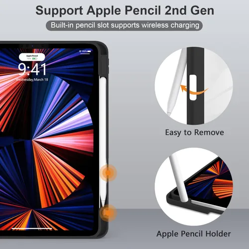 Miniatura 8 de Batianda Funda híbrida para iPad Pro de 12.9 pulgadas 2022 M2 2021 5ª/iPad Pro de 12.9 pulgadas de 4ª/3ª