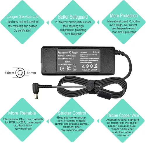 Miniatura 3 de ACDP-085N02 - Adaptador de CA para Sony Bravia KDL-40 KDL-48 KDL-32 KDL-42 Series KDL-40R510C KDL-40W600B KDL-48R510C KD-L48W600B KDL-48W650D KDL-33