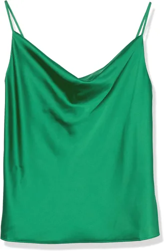 Miniatura 6 de The Drop Christy - Camiseta elástica sedosa con cuello de vaca para mujer