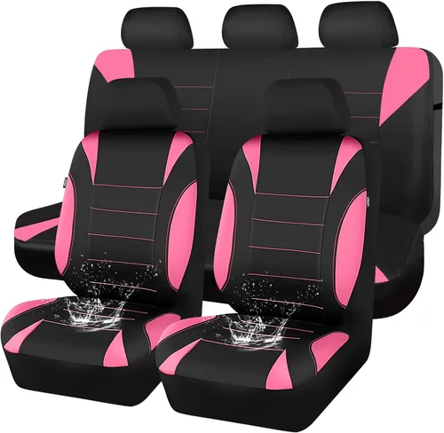 Miniatura 10 de CAR PASS Fundas de Asiento de Coche Impermeables Juegos Completos, Fundas de Asiento de Ajuste Universal para Coches, Juego de Fundas de Asiento