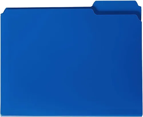 Miniatura 6 de Smead - Carpeta archivadora de poliéster, lengüeta cortada 1/3, tamaño carta, azul, 24 por caja (10503)
