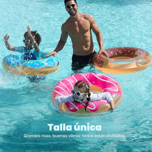 Miniatura 3 de JOYIN Flotador de piscina con purpurina de 32.5 pulgadas (paquete de 3), divertidos juguetes de tubo para fiestas en la piscina y suministros