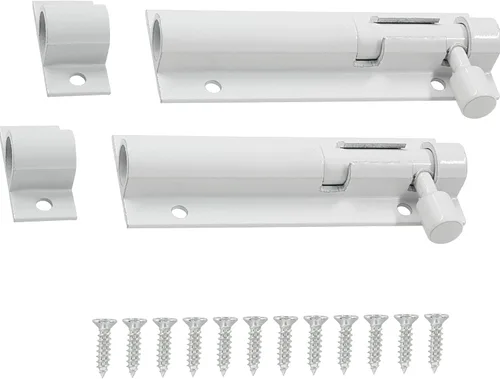 Miniatura 7 de Piutouyar 2 piezas de pestillo de perno de barril de 3 pulgadas, pestillo de puerta corredera resistente de aluminio mini perno deslizante pequeño