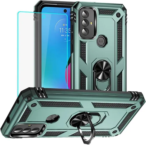 Miniatura 11 de Yiakeng Funda para Moto G Play 2023, Funda para Teléfono Moto G Play 2023 con protector de pantalla HD, fundas protectoras de grado militar con Moto