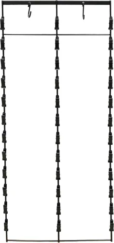Miniatura 2 de FixtureDisplays® Colgadores de clip de patatas fritas para montaje en pared, tapa de extremo, gancho en S, estante para tiras de papas fritas Agarra