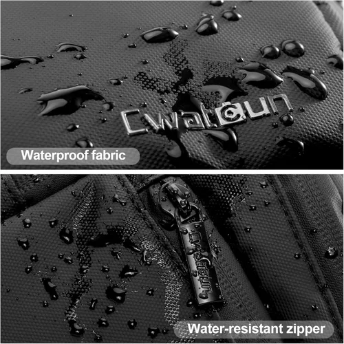 Miniatura 6 de Cwatcun Riñonera impermeable para cámara compacta, ligera y portátil, bolsa cruzada para Canon, Nikon, Sony, Fuji DSLR/SLR/cámara sin espejo, lente