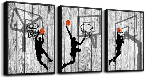 Miniatura 24 de Arte de pared para sala de estar, blanco y negro, árbol azul, luna, lienzo para decoración de pared para el hogar, obra de arte enorme, pintura
