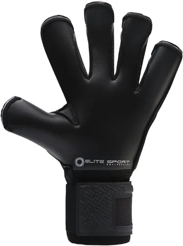 Miniatura 3 de ELITE SPORT - Guantes de portero para adultos, lomo de dedos extraíbles, guantes de portero de nivel profesional para agarre y control superiores