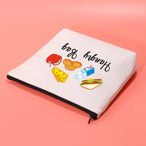 Miniatura 5 de JXGZSO Divertido regalo de comida Hangry Bag Snack Bolsas de viaje Snacks de emergencia Bolsa de almacenamiento de alimentos Snack Lover Regalo